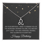 Aries Necklace for Her Taurus Gifts for Women Zodiac Necklace for Birthday Gifts for Daughter Women Birthday All Zodiac Signs