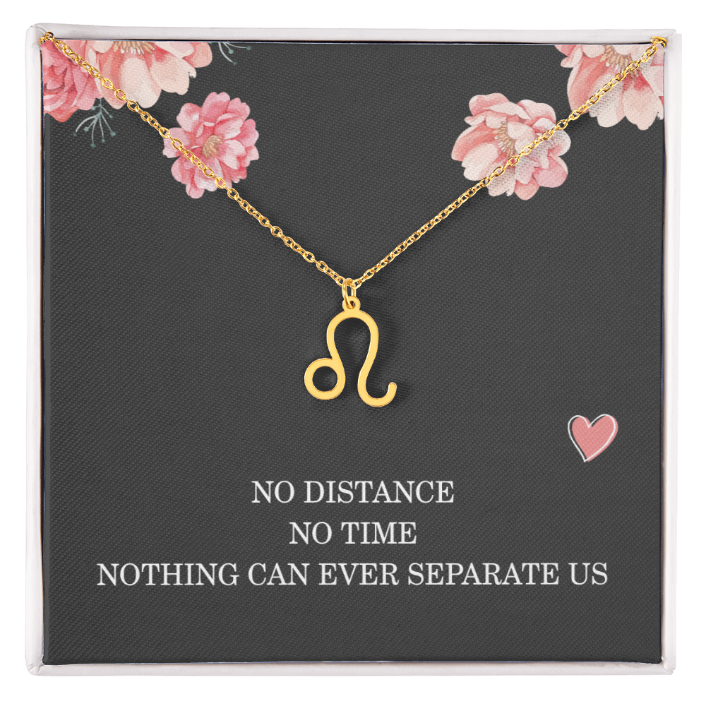 Long Distance Relationship Gifts for Her Birthday Necklace for Women Christmas Gifts for Daughter Capricorn Necklace Zodiac Necklace All Signs