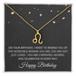 Aries Necklace for Her Taurus Gifts for Women Zodiac Necklace for Birthday Gifts for Daughter Women Birthday All Zodiac Signs