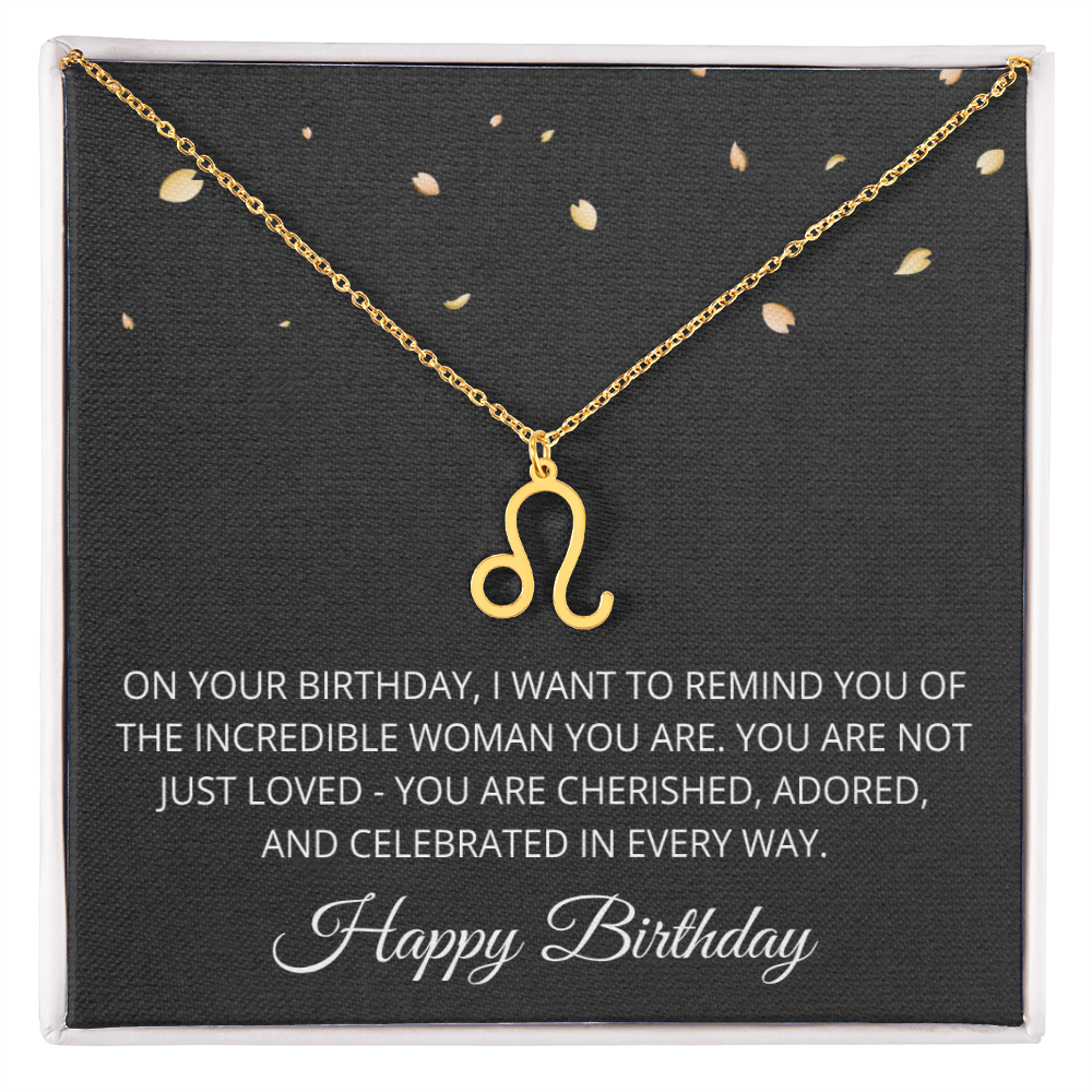 Aries Necklace for Her Taurus Gifts for Women Zodiac Necklace for Birthday Gifts for Daughter Women Birthday All Zodiac Signs