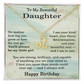Birthday Gifts for Daughter, Zodiac Necklace for Daughter Birthday, Birthday Gifts Ideas for Daughter, To My Daughter Birthday Necklace