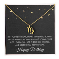 Load image into Gallery viewer, Birthday Gifts for Women with Zodiac Signs - Horoscope Necklace for Her
