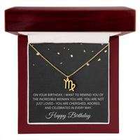 Load image into Gallery viewer, Birthday Gifts for Women with Zodiac Signs - Horoscope Necklace for Her
