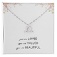 Necklace Gifts for Women Affirmation Birthday Gift for Daughter Granddaughter Christmas Gift Mantra Necklace Niece Gift Virgo Sagittarius Zodiac Gifts All Signs