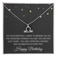 Aries Necklace for Her Taurus Gifts for Women Zodiac Necklace for Birthday Gifts for Daughter Women Birthday All Zodiac Signs