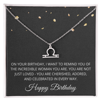 Load image into Gallery viewer, Birthday Gifts for Women with Zodiac Signs - Horoscope Necklace for Her
