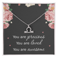 Necklace for Daughters with Message Card Christmas Gifts for Granddaughters Pisces Necklace Zodiac Necklaces All Signs
