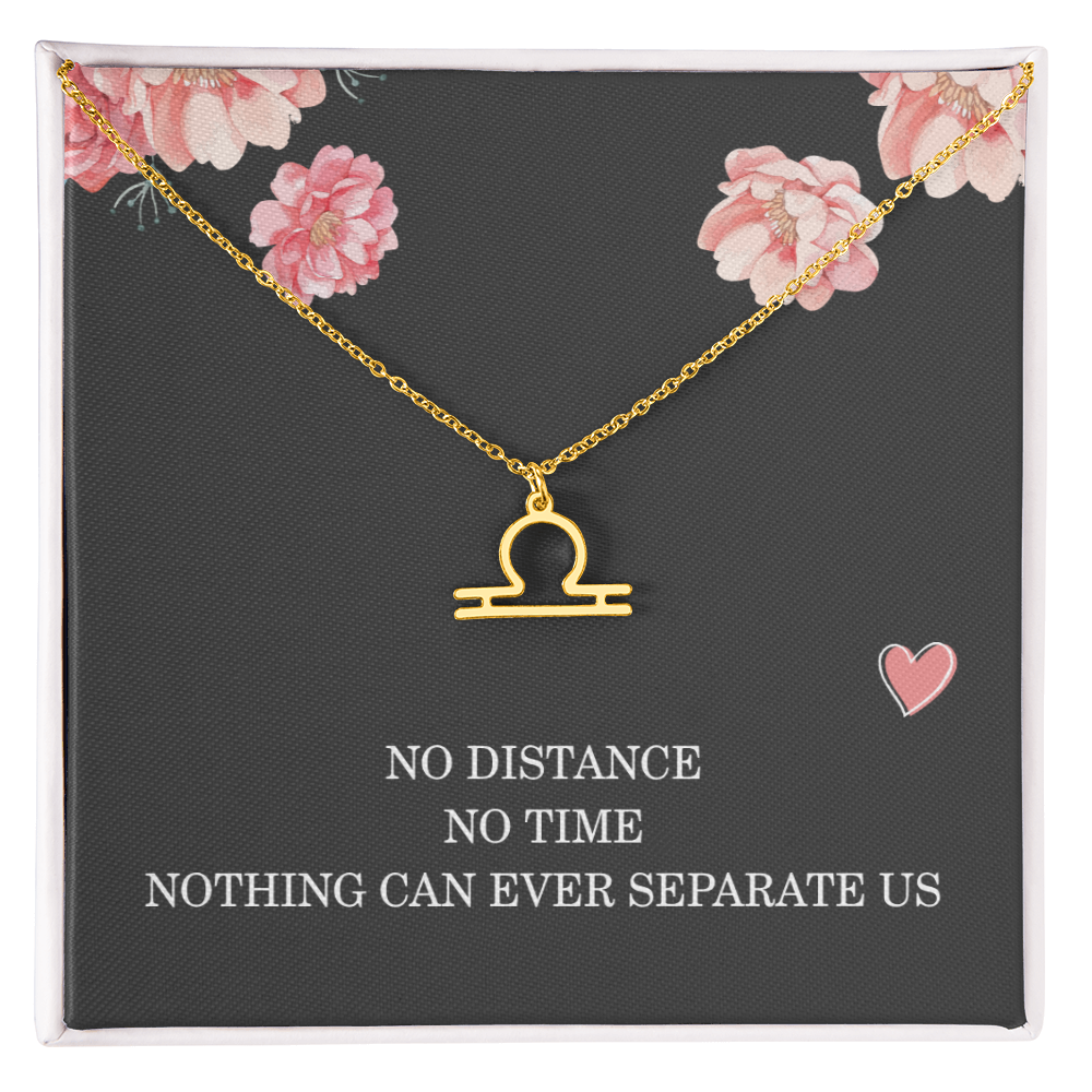 Long Distance Relationship Gifts for Her Birthday Necklace for Women Christmas Gifts for Daughter Capricorn Necklace Zodiac Necklace All Signs