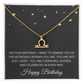 Aries Necklace for Her Taurus Gifts for Women Zodiac Necklace for Birthday Gifts for Daughter Women Birthday All Zodiac Signs