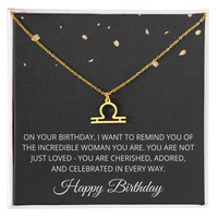 Load image into Gallery viewer, Birthday Gifts for Women with Zodiac Signs - Horoscope Necklace for Her
