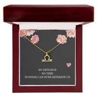 Load image into Gallery viewer, Long Distance Relationship Necklace Gift for Her Birthday – Women’s Zodiac Jewelry
