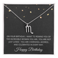 Aries Necklace for Her Taurus Gifts for Women Zodiac Necklace for Birthday Gifts for Daughter Women Birthday All Zodiac Signs