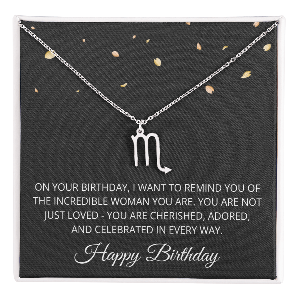 Aries Necklace for Her Taurus Gifts for Women Zodiac Necklace for Birthday Gifts for Daughter Women Birthday All Zodiac Signs