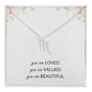 Necklace Gifts for Women Affirmation Birthday Gift for Daughter Granddaughter Christmas Gift Mantra Necklace Niece Gift Virgo Sagittarius Zodiac Gifts All Signs