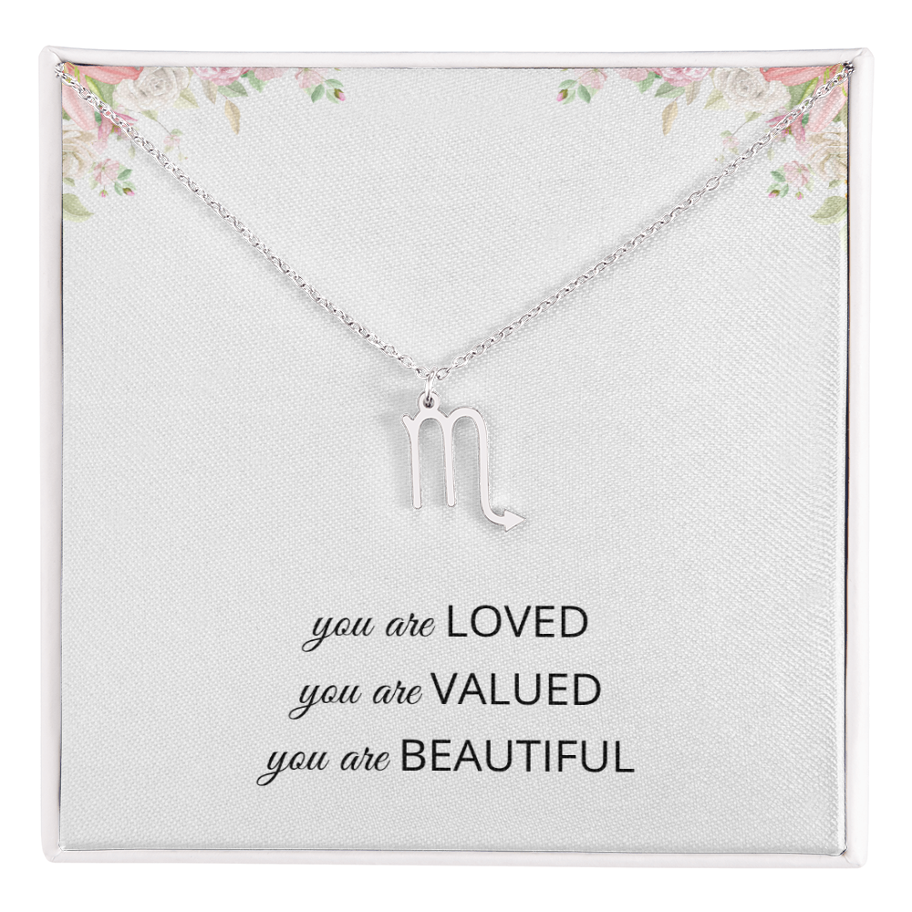 Necklace Gifts for Women Affirmation Birthday Gift for Daughter Granddaughter Christmas Gift Mantra Necklace Niece Gift Virgo Sagittarius Zodiac Gifts All Signs