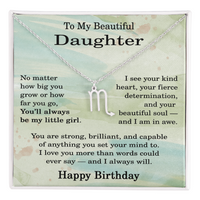 Load image into Gallery viewer, Zodiac Sign Necklace Birthday Gift for Daughter – To My Daughter Jewelry
