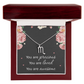 Necklace for Daughters with Message Card Christmas Gifts for Granddaughters Pisces Necklace Zodiac Necklaces All Signs