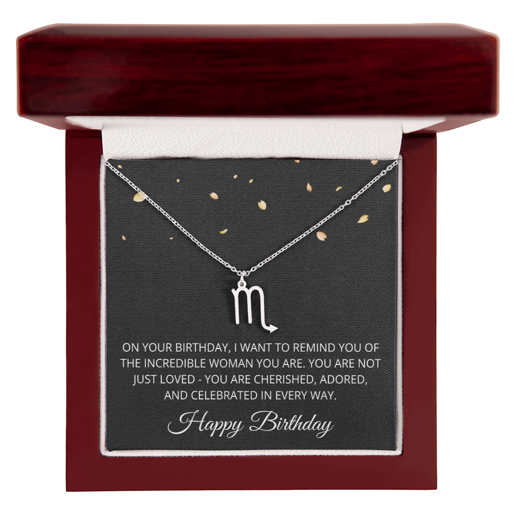 Aries Necklace for Her Taurus Gifts for Women Zodiac Necklace for Birthday Gifts for Daughter Women Birthday All Zodiac Signs