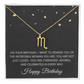 Aries Necklace for Her Taurus Gifts for Women Zodiac Necklace for Birthday Gifts for Daughter Women Birthday All Zodiac Signs