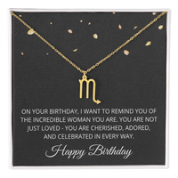 Load image into Gallery viewer, Birthday Gifts for Women with Zodiac Signs - Horoscope Necklace for Her
