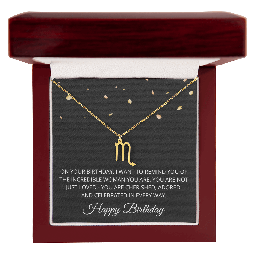 Aries Necklace for Her Taurus Gifts for Women Zodiac Necklace for Birthday Gifts for Daughter Women Birthday All Zodiac Signs
