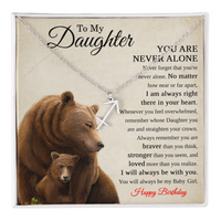 Load image into Gallery viewer, Zodiac Necklace Birthday Gift for Daughter – To My Daughter Bear Necklace
