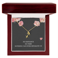 Load image into Gallery viewer, Long Distance Relationship Necklace Gift for Her Birthday – Women’s Zodiac Jewelry

