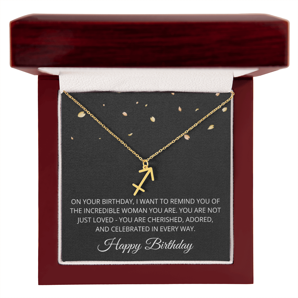 Aries Necklace for Her Taurus Gifts for Women Zodiac Necklace for Birthday Gifts for Daughter Women Birthday All Zodiac Signs