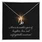 Zodiac Necklaces for Her Birthday Gifts for Women Best Friend Necklace Love Laughter Memories Aries Taurus Cancer Libra and All Others