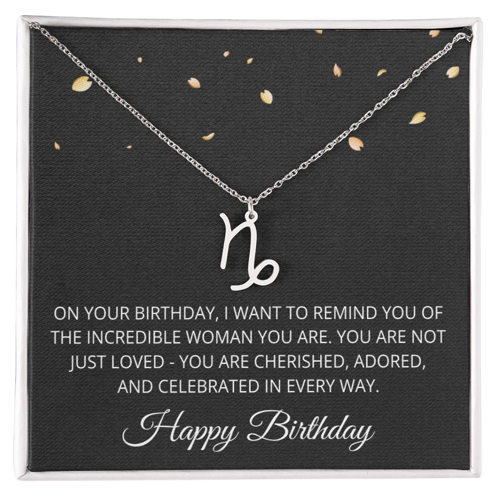 Aries Necklace for Her Taurus Gifts for Women Zodiac Necklace for Birthday Gifts for Daughter Women Birthday All Zodiac Signs