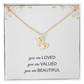 Necklace Gifts for Women Affirmation Birthday Gift for Daughter Granddaughter Christmas Gift Mantra Necklace Niece Gift Virgo Sagittarius Zodiac Gifts All Signs