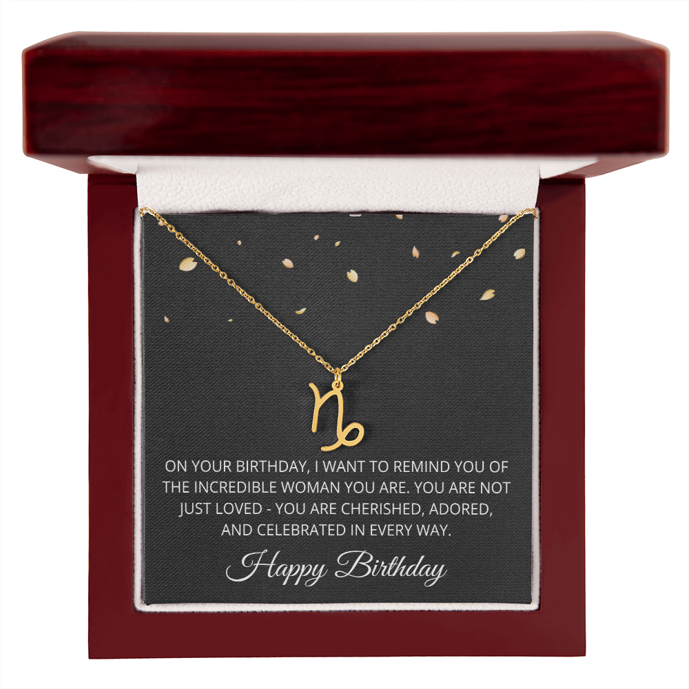 Aries Necklace for Her Taurus Gifts for Women Zodiac Necklace for Birthday Gifts for Daughter Women Birthday All Zodiac Signs