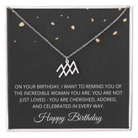 Load image into Gallery viewer, Birthday Gifts for Women with Zodiac Signs - Horoscope Necklace for Her
