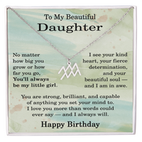 Load image into Gallery viewer, Zodiac Sign Necklace Birthday Gift for Daughter – To My Daughter Jewelry
