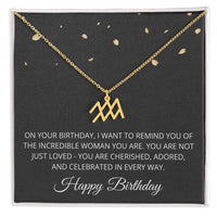 Load image into Gallery viewer, Birthday Gifts for Women with Zodiac Signs - Horoscope Necklace for Her
