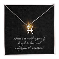 Load image into Gallery viewer, Zodiac Sign Necklace Birthday Gift for Her – Women’s Best Friend Jewelry
