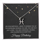 Birthday Gifts for Women with Zodiac Signs - Horoscope Necklace for Her