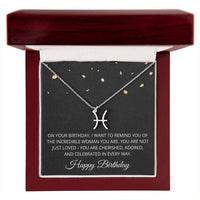 Load image into Gallery viewer, Birthday Gifts for Women with Zodiac Signs - Horoscope Necklace for Her
