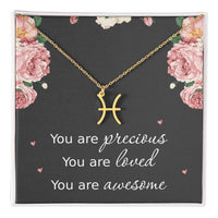 Load image into Gallery viewer, Zodiac Sign Necklace Christmas Gift for Daughter or Granddaughter – Women’s Jewelry
