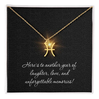 Load image into Gallery viewer, Zodiac Sign Necklace Birthday Gift for Her – Women’s Best Friend Jewelry
