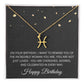 Birthday Gifts for Women with Zodiac Signs - Horoscope Necklace for Her