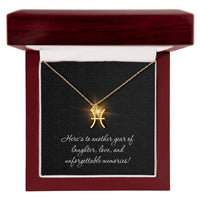 Load image into Gallery viewer, Zodiac Sign Necklace Birthday Gift for Her – Women’s Best Friend Jewelry
