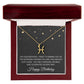 Birthday Gifts for Women with Zodiac Signs - Horoscope Necklace for Her