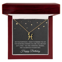 Load image into Gallery viewer, Birthday Gifts for Women with Zodiac Signs - Horoscope Necklace for Her
