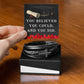 Graduation Bracelet for Him Son Graduation Gift Graduate Gifts for Men You Believed You Could and You Did Christian Graduation Gift Cross Bracelet