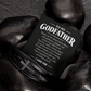 To My Godfather Bracelet - Godfather Gift from Goddaughter Godson, Cross Vegan Leather Bracelet