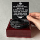 Class of 2024 Graduate Gifts for Him, Class of 2024 Bracelet, Inspirational Leather Cross Bracelet, Gifts from Friends for Graduation