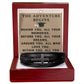 Graduate Gifts for Him Graduation Bracelet for Men Christian Gradation Gift The Adventure Begins Before You All Your Dreams Around You All Who Love You Graduate Men's Cross Bracelet