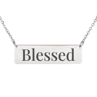 Load image into Gallery viewer, Blessed Necklace - Blessing Bible Verse Gift for Women

