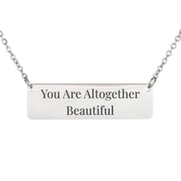 Load image into Gallery viewer, You Are Altogether Beautiful Necklace, Song of Solomon 4_7 Beauty Bible Scripture Gift for Daughter
